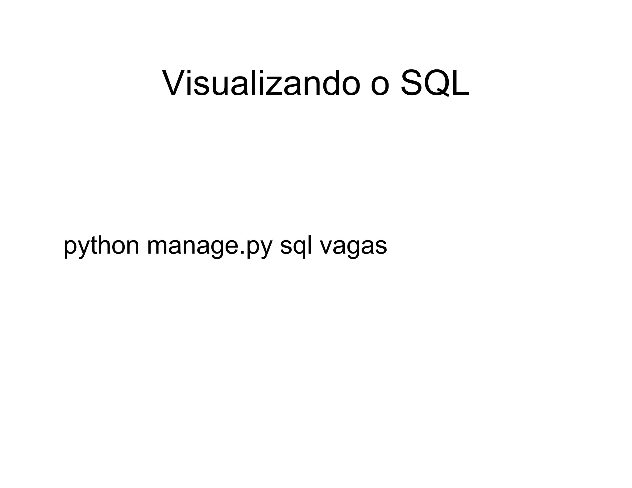 Aplicações rápidas para a Web com Django