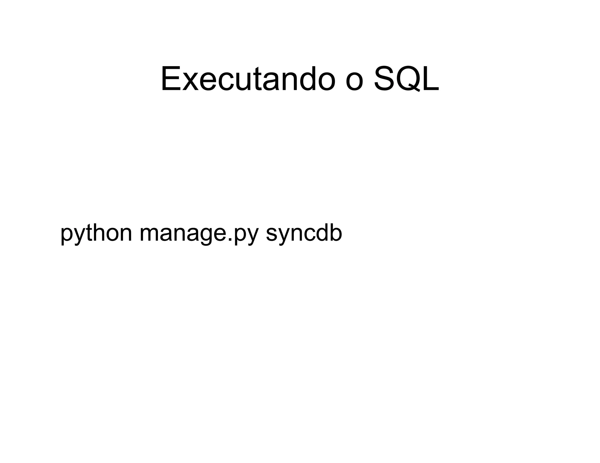 Aplicações rápidas para a Web com Django