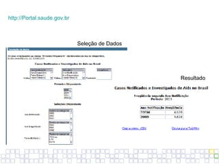 http://Portal.saude.gov.br Seleção de Dados Resultado 