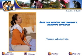 ÁREA DAS REGIÕES DOS OMBROS E
      MEMBROS SUPERIOR




     Tempo de aplicação: 5 min.
 