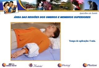 ÁREA DAS REGIÕES DOS OMBROS E MEMBROS SUPERIORES




                                  Tempo de aplicação: 5 min.
 