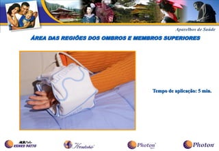 ÁREA DAS REGIÕES DOS OMBROS E MEMBROS SUPERIORES




                                  Tempo de aplicação: 5 min.
 