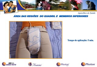 ÁREA DAS REGIÕES DO QUADRIL E MEMBROS INFERIORES




                                  Tempo de aplicação: 5 min.
 