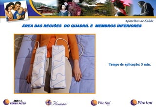 ÁREA DAS REGIÕES DO QUADRIL E MEMBROS INFERIORES




                                  Tempo de aplicação: 5 min.
 