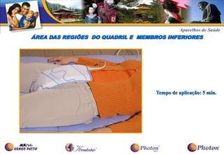 ÁREA DAS REGIÕES DO QUADRIL E MEMBROS INFERIORES




                                  Tempo de aplicação: 5 min.
 