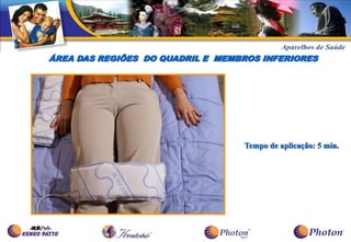 ÁREA DAS REGIÕES DO QUADRIL E MEMBROS INFERIORES




                                  Tempo de aplicação: 5 min.
 