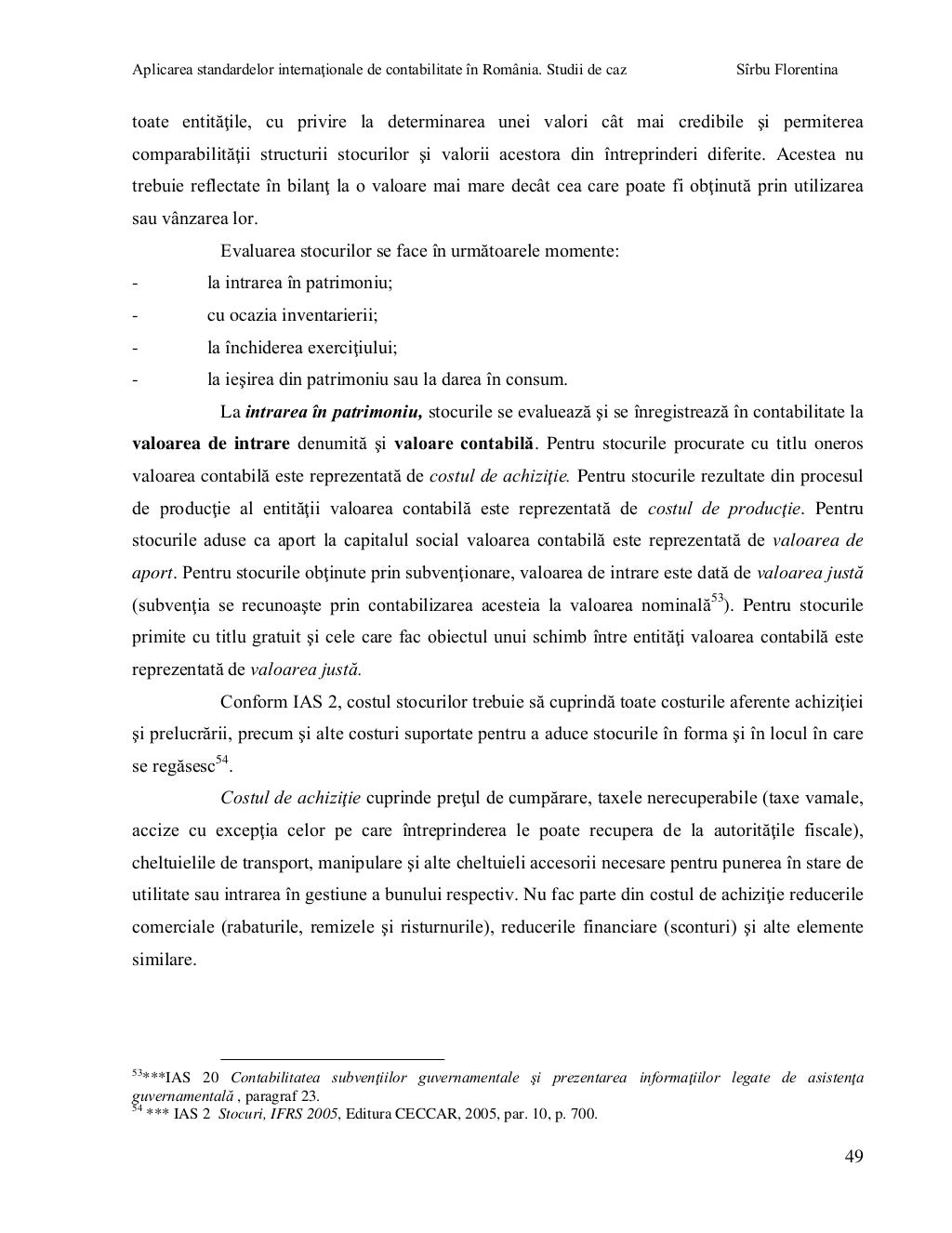 Aplicarea standardelor internationale de contabilitate in romania.stu…