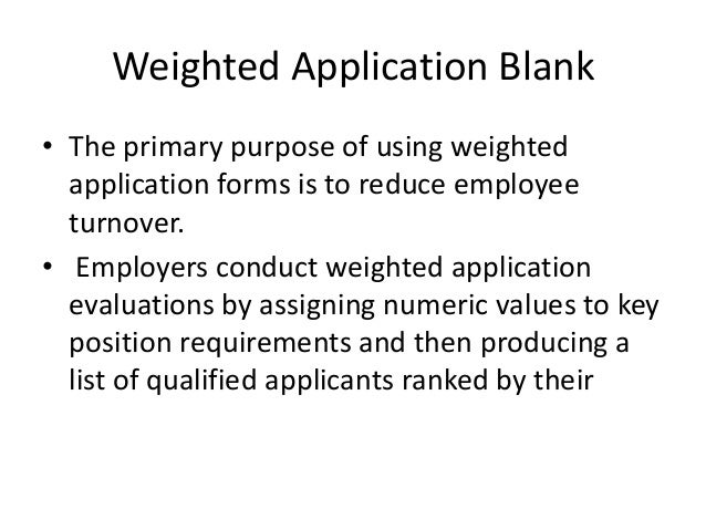 aplication blank