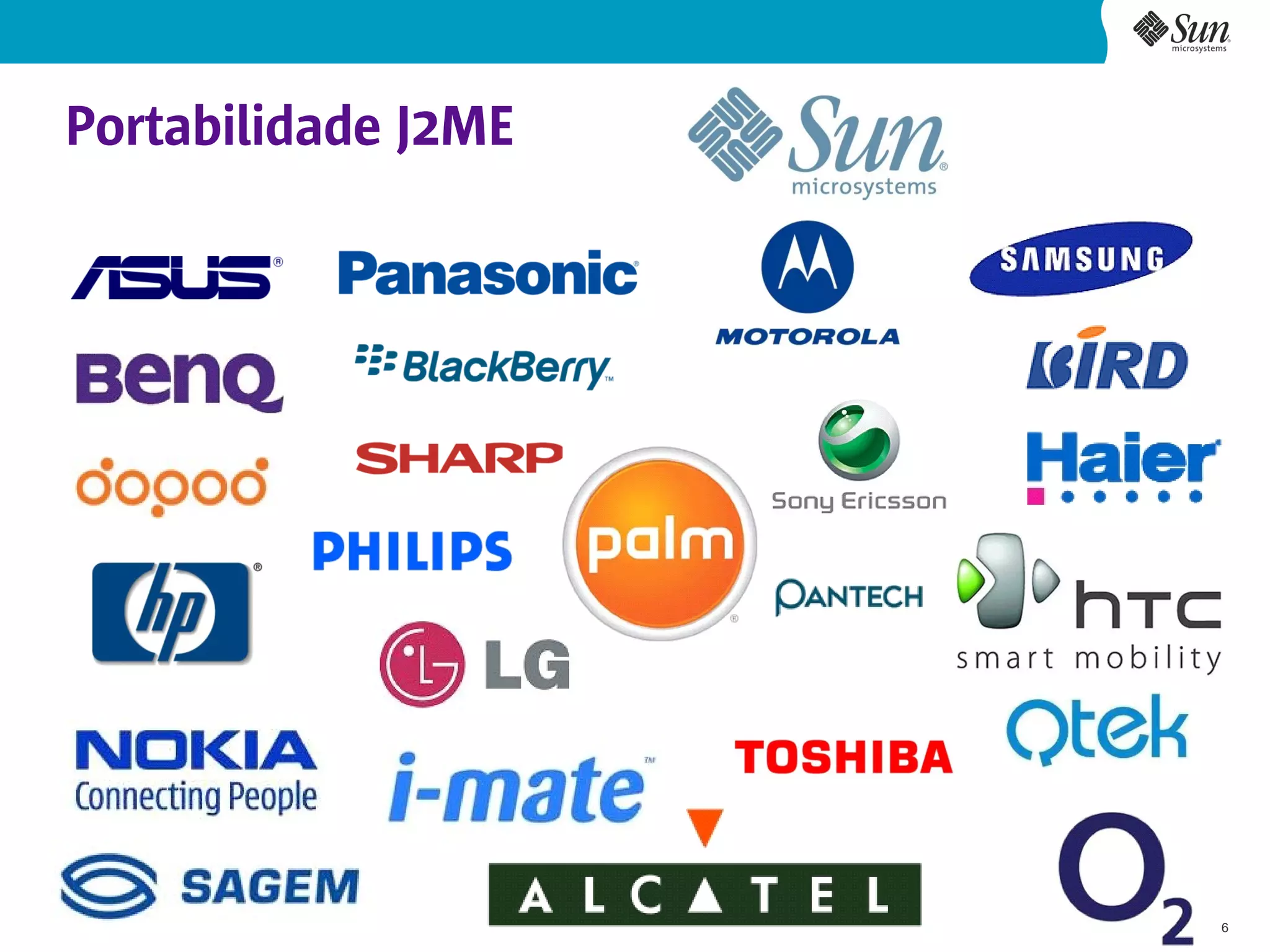 Portabilidade J2ME




                     6
 