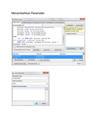 Menambahkan Parameter
 