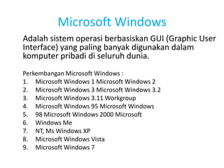 Aplikasi Computer dan software dan aplik | PDF