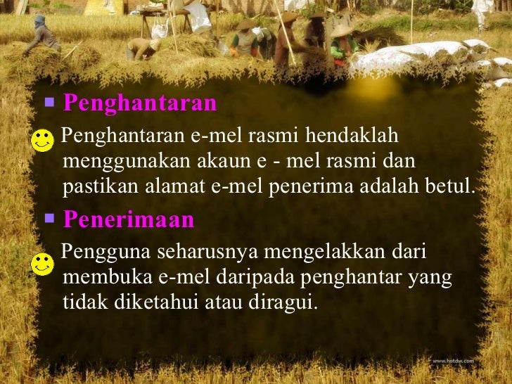 Aplikasi dan garis panduan penggunaan internet
