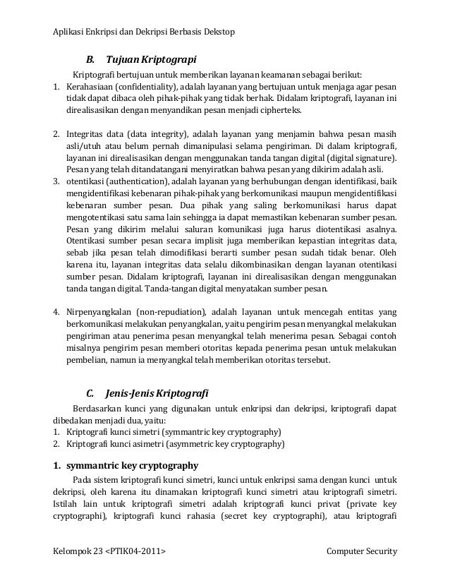 Aplikasi Encripsi Dan Dekripsi Berbasis Desktop