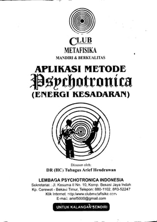 Aplikasi energi kesadaran
