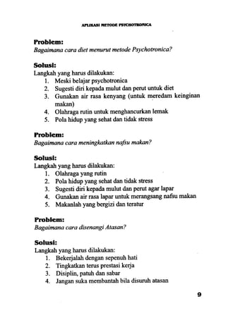 Aplikasi energi kesadaran