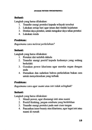 Aplikasi energi kesadaran