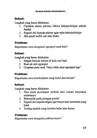 Aplikasi energi kesadaran