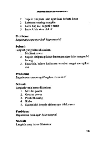 Aplikasi energi kesadaran