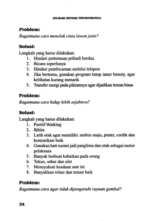 Aplikasi energi kesadaran