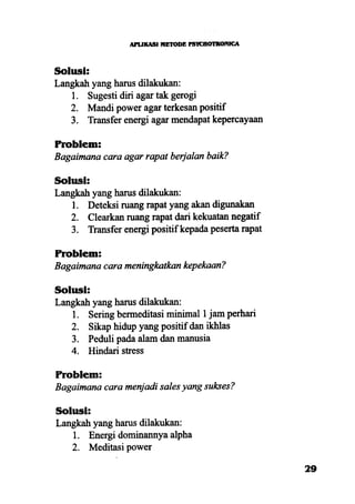 Aplikasi energi kesadaran