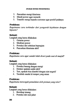 Aplikasi energi kesadaran