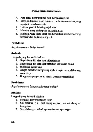 Aplikasi energi kesadaran