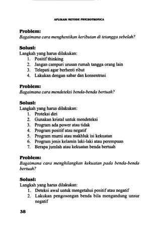 Aplikasi energi kesadaran