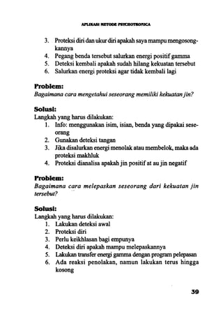 Aplikasi energi kesadaran