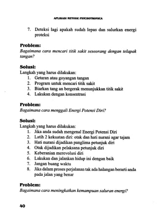Aplikasi energi kesadaran