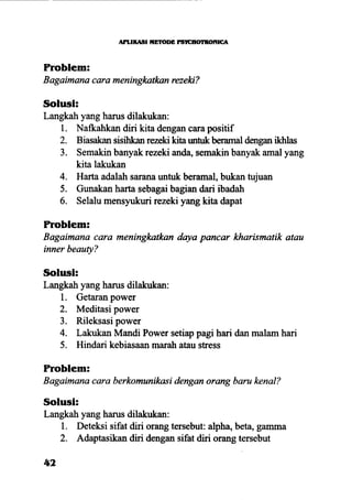 Aplikasi energi kesadaran