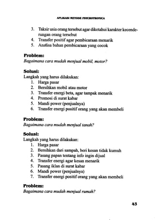 Aplikasi energi kesadaran