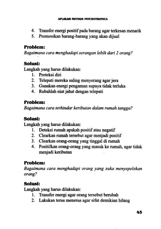 Aplikasi energi kesadaran