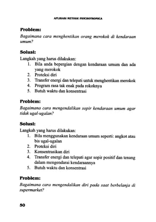 Aplikasi energi kesadaran