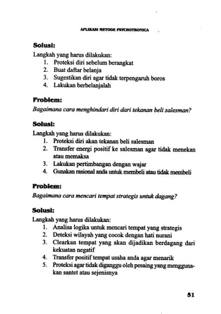 Aplikasi energi kesadaran