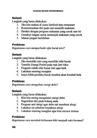 Aplikasi energi kesadaran