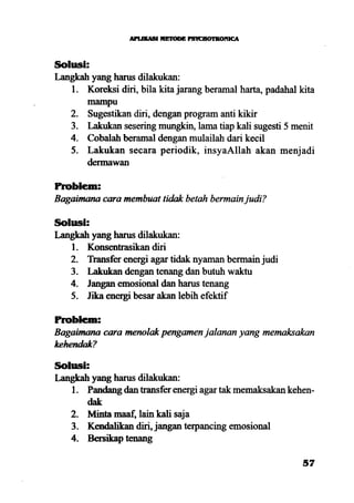 Aplikasi energi kesadaran