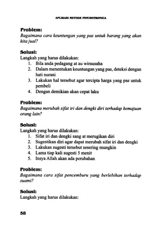 Aplikasi energi kesadaran