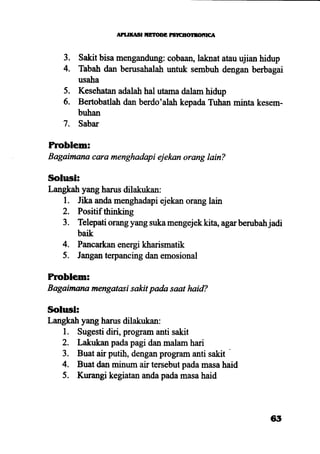 Aplikasi energi kesadaran