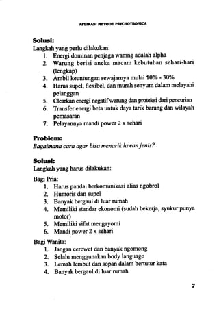 Aplikasi energi kesadaran