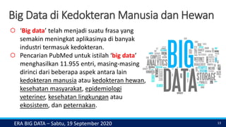 Aplikasi Epidemiologi Veteriner dan One Health di Era Big Data ...