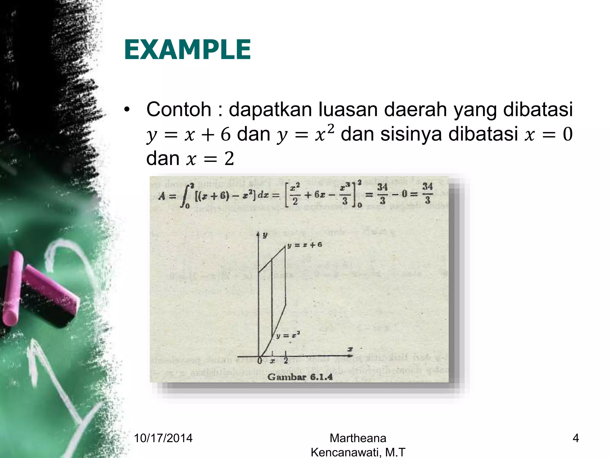 Aplikasi Integral Pptx