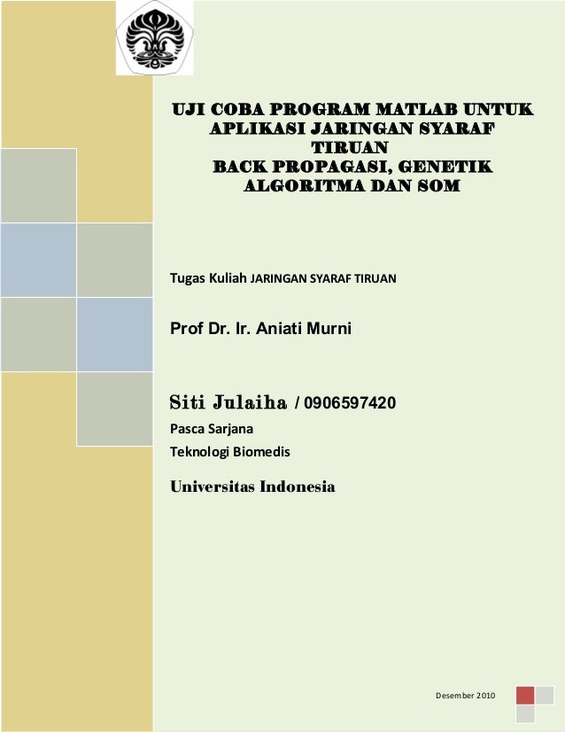 Aplikasi jaringan syaraf tiruan