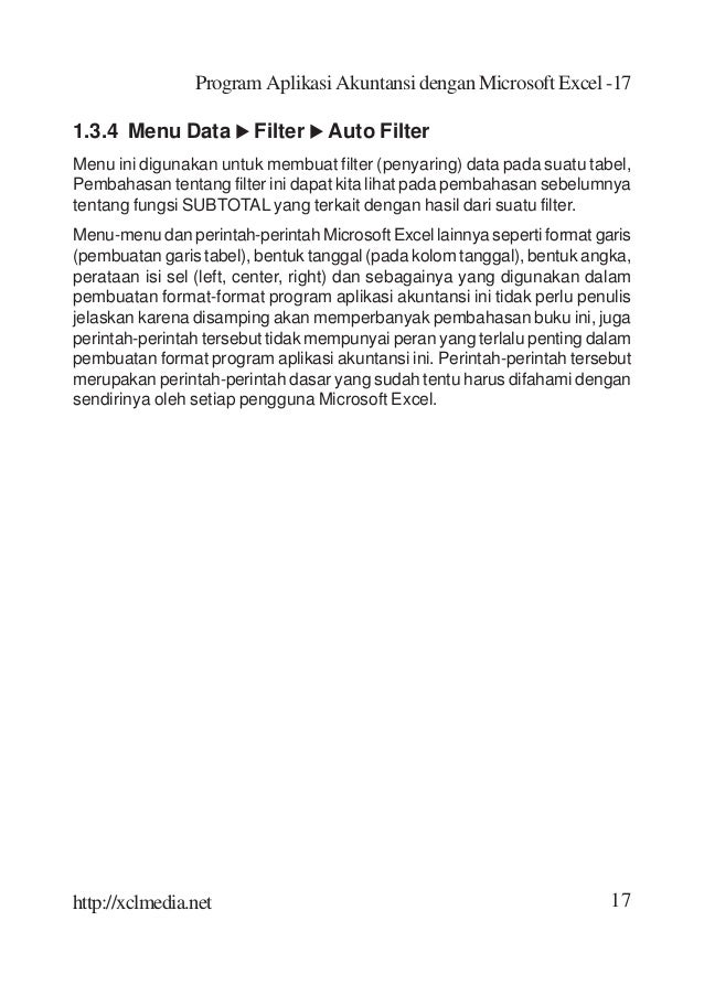 Aplikasi Keuangan Excel