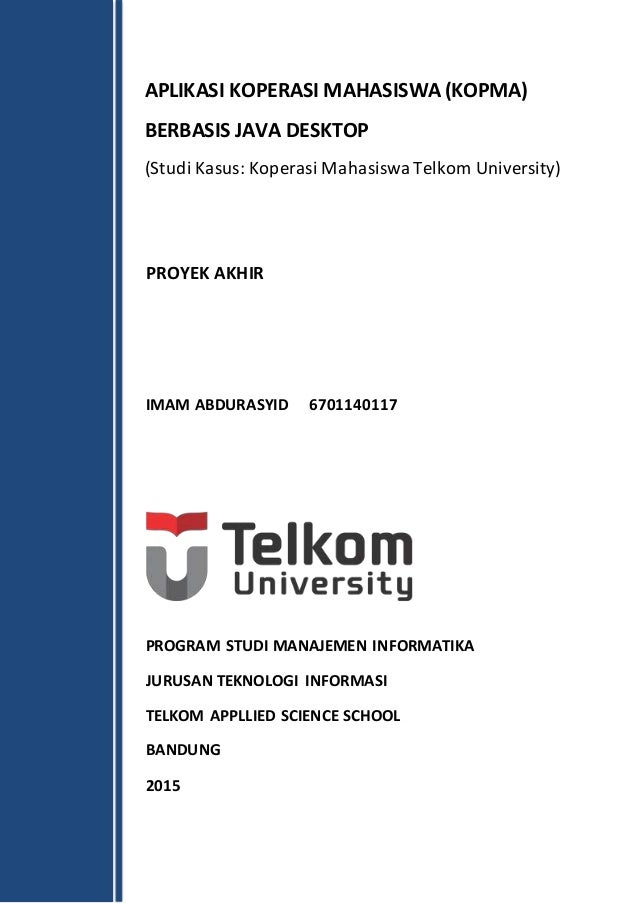 Aplikasi Koperasi Mahasiswa Kopma Berbasis Java Desktop