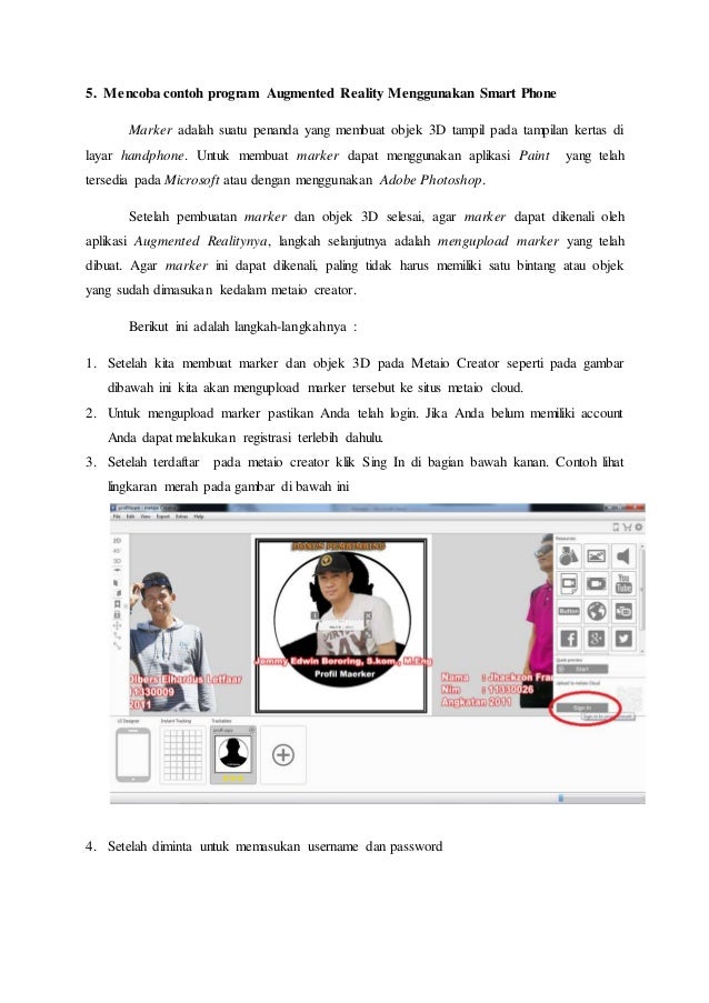 Aplikasi pengenalan sio hewan menggunakan metaio creator 