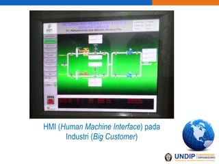 HMI (Human Machine Interface) pada
Industri (Big Customer)
 