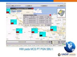 HMI pada MCS PT PGN SBU I
 