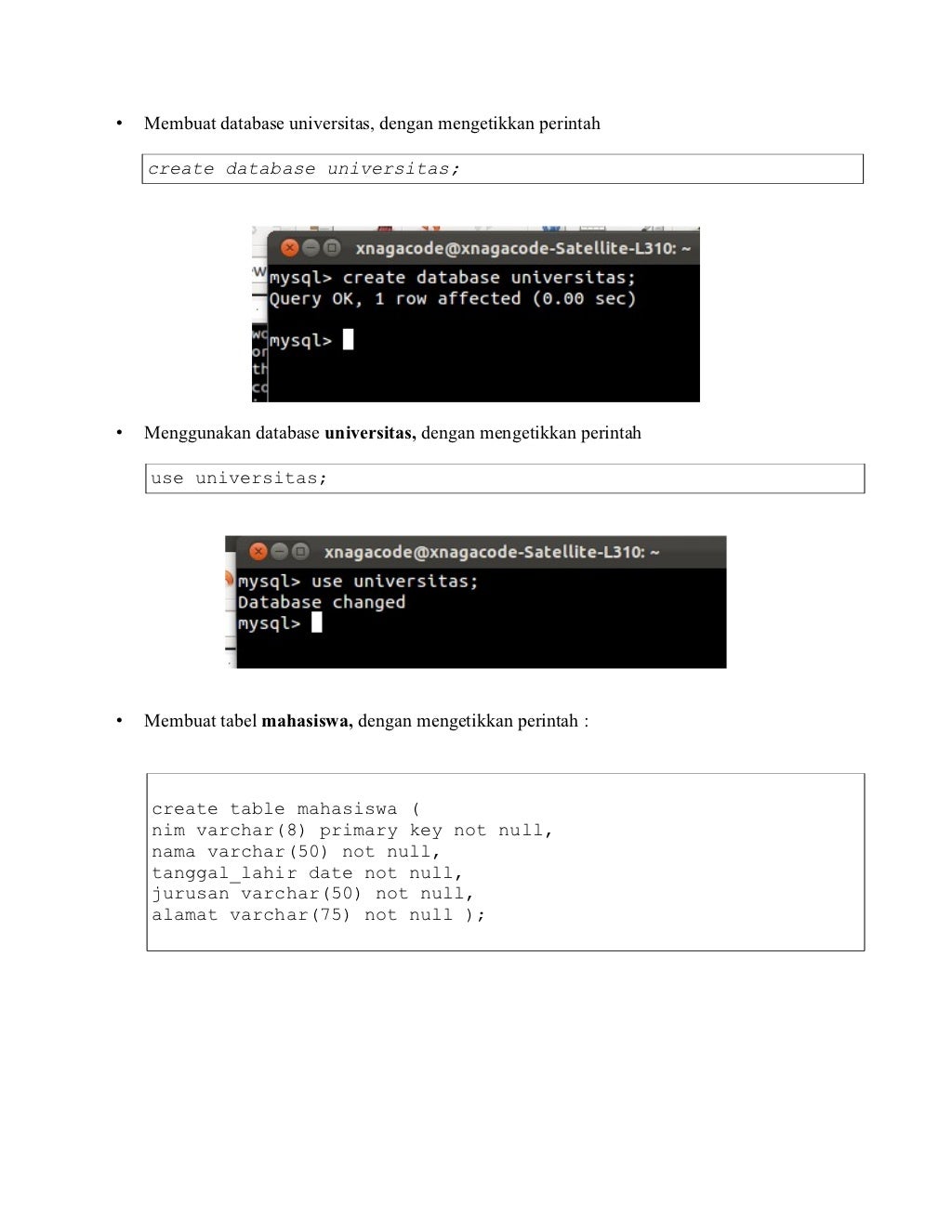 Aplikasi web sederhana