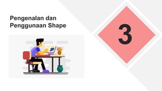 Pengenalan dan
Penggunaan Shape
3
 