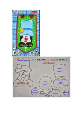 Apliques navidad goma eva